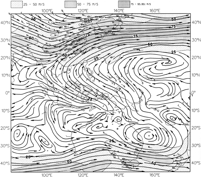 ECMWF 1987 wind chart
