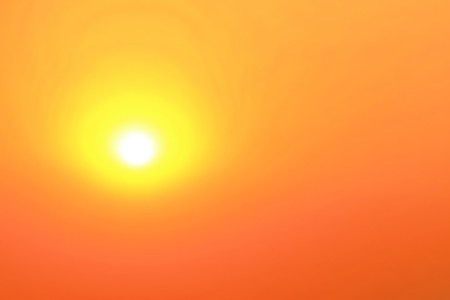 Card image, hot sun