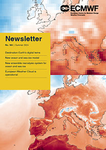 ECMWF Newsletter 180 cover