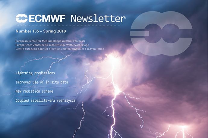 ECMWF Newsletter 155 cover