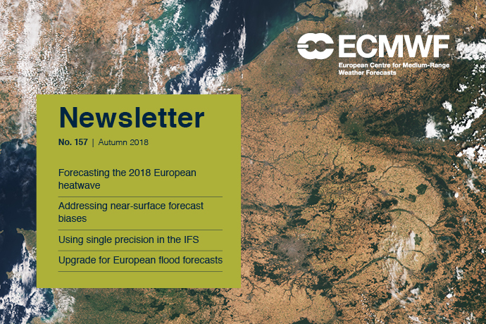 ECMWF Newsletter 157 cover