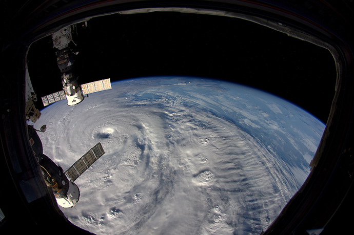 Typhoon Neoguri (2014) from International Space Station