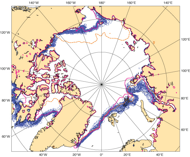 Two-week sea-ice cover forecast
