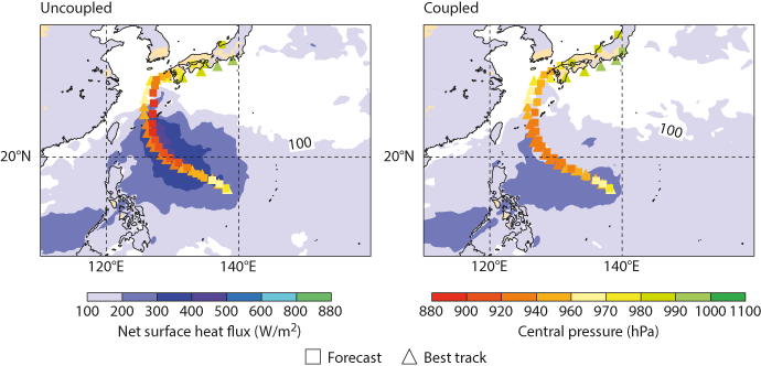 Typhoon Neoguri track and intensity forecasts starting 5 July 2014