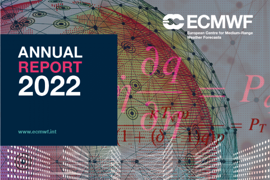 ECMWF Annual Report 2022 news graphic