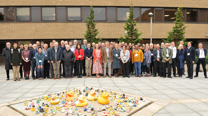 Participants of the symposium on 5th December 2022 to celebrate the career of Professor Tim Palmer, ECMWF, Reading.